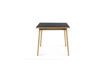 Miniature Table de repas en bois noir Slice 4