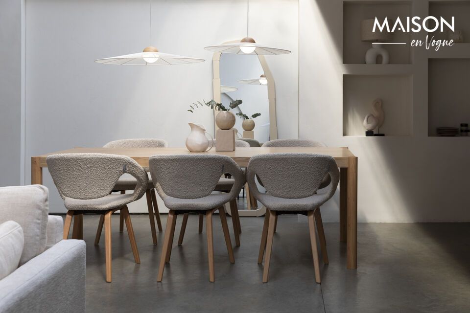 Convivialité contemporaine pour dîners chaleureux.