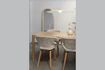 Miniature Table de repas en placage frêne beige 220x90 Sticks 2