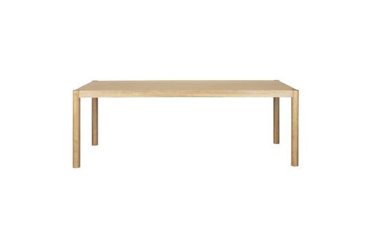 Table de repas en placage frêne beige 220x90 Sticks Détouré