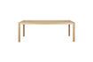 Miniature Table de repas en placage frêne beige 220x90 Sticks 1