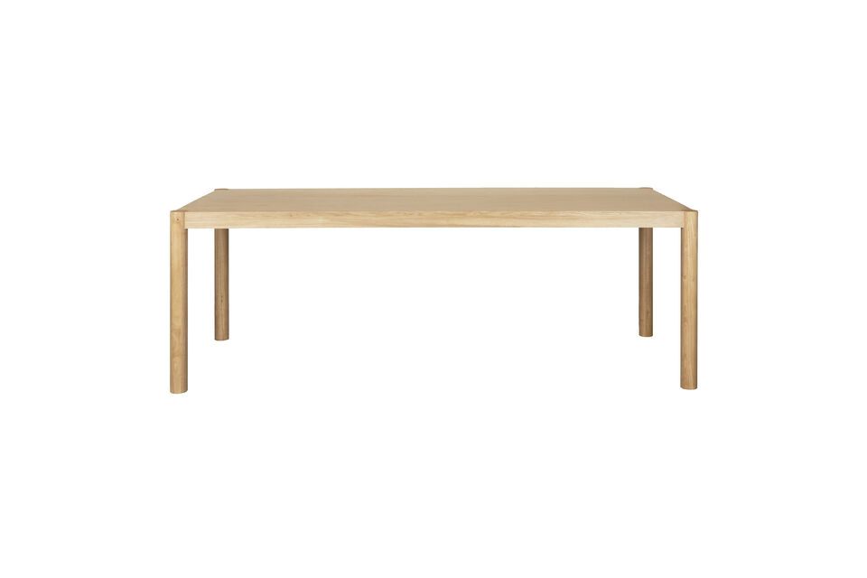 Table de repas en placage frêne beige 220x90 Sticks Zuiver