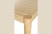 Miniature Table de repas en placage frêne beige 220x90 Sticks 9