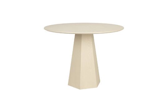 Table de repas en placage frêne beige Pilar Détouré