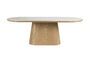 Miniature Table de repas ovaleen bois beige Almira 200x90 Détouré