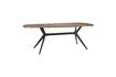 Miniature Table de repas rectangulaire en bois beige Chase 4