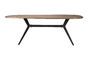 Miniature Table de repas rectangulaire en bois beige Chase Détouré