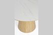 Miniature Table de repas ronde en bois beige Almira 8
