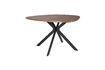 Miniature Table de repas ronde en bois beige Chase 4