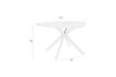 Miniature Table de repas ronde en bois beige Chase 5