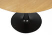 Miniature Table de repas ronde en bois beige Raku 4