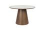 Miniature Table de repas ronde en bois marron Almira Détouré