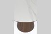 Miniature Table de repas ronde en bois marron Almira 5