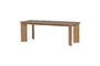 Miniature Table de salle à manger arrondie 220x100 cm chêne transparent Tablo Détouré