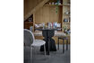 Miniature Table de salle à manger D80 cm en bois de sapin noir Vixen 2