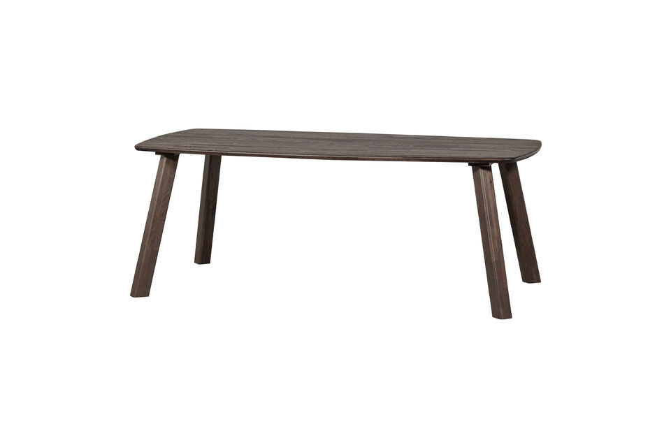 Table de salle à manger ovale danoise 180x100 cm chêne Mystic Brown Tablo Woood