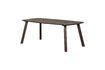 Miniature Table de salle à manger ovale danoise 180x100 cm chêne Mystic Brown Tablo 3
