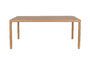 Miniature Table en bois beige Storm 160X90 Détouré