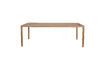 Miniature Table en bois beige Storm 220X90 11