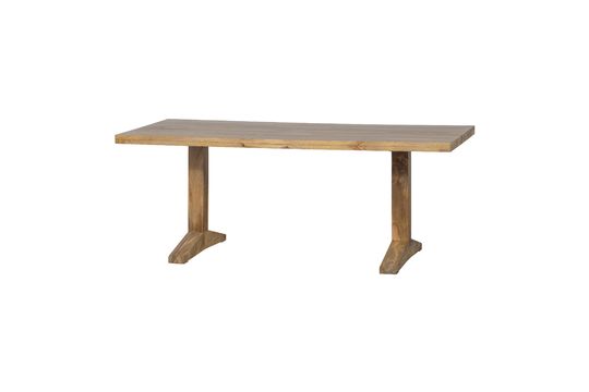 Table en bois de manguier beige Deck