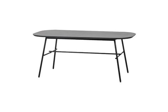 Table en bois de manguier et métal noir Elegance Détouré