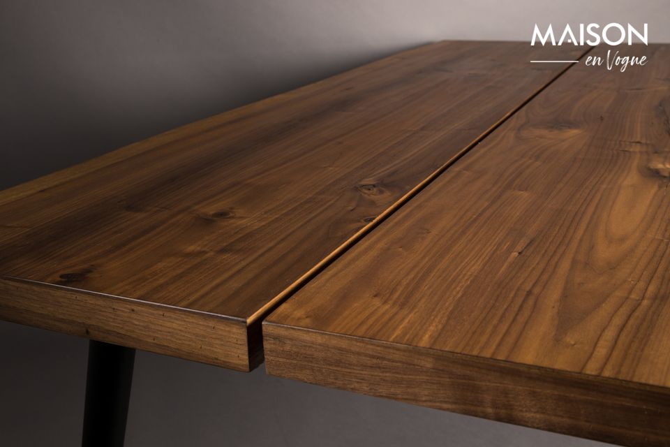 Table en bois marron Alagon - 6