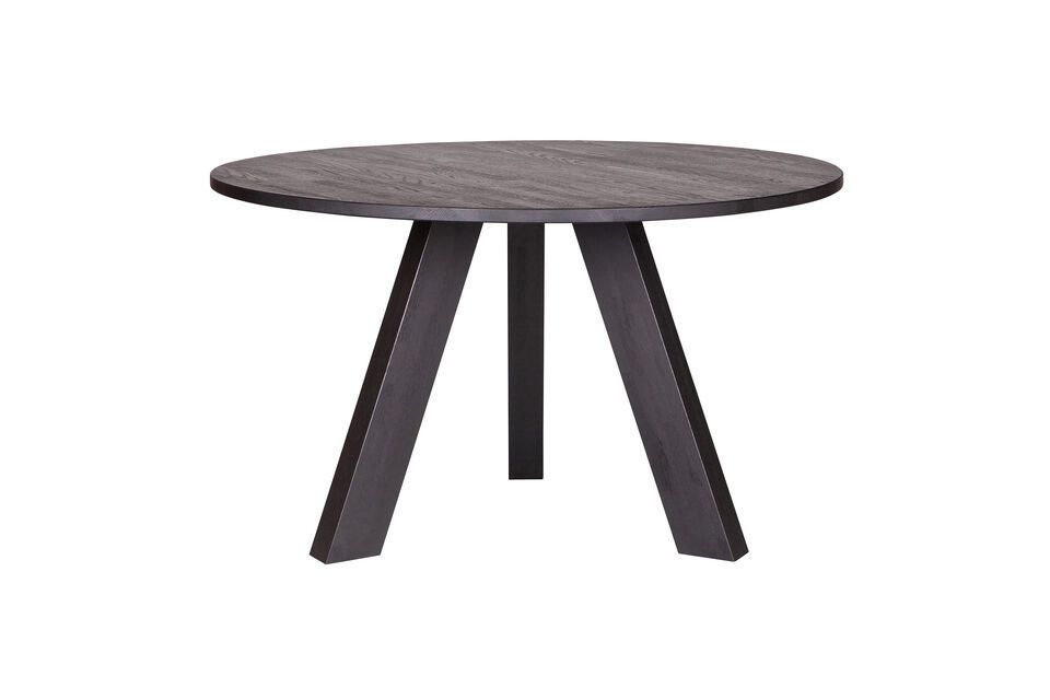 Table en bois noir Rhonda Woood