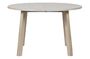 Miniature Table extensible en chêne blanc Sydney Détouré