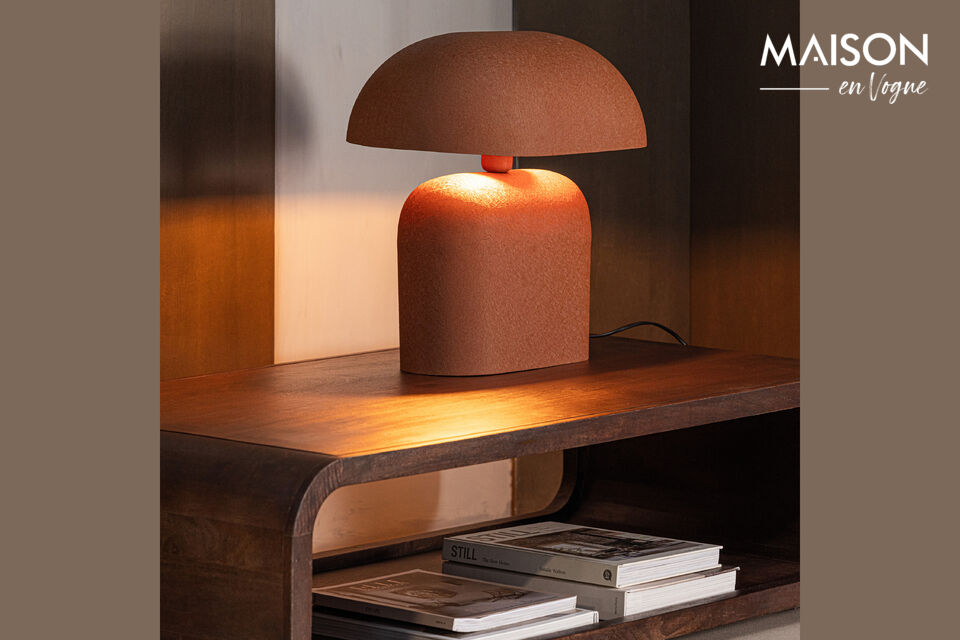 Sculptural design Metal with brown powder coating Atmospheric lighting Part of the Tilo series  The