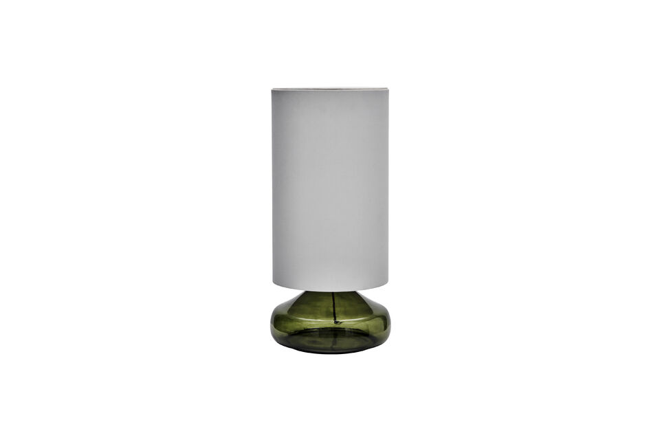 Table Lamp 68 cm Green Glass and White HDMatte House Doctor
