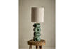 Miniature Table lamp D25xH68 cm Green Stoneware Brady 6