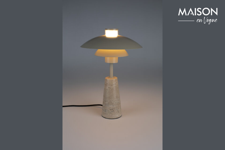 The Cole table lamp by Zuiver unveils a secret of elegance through its construction