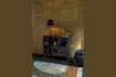 Miniature Table lamp in black aluminium Cresta 2