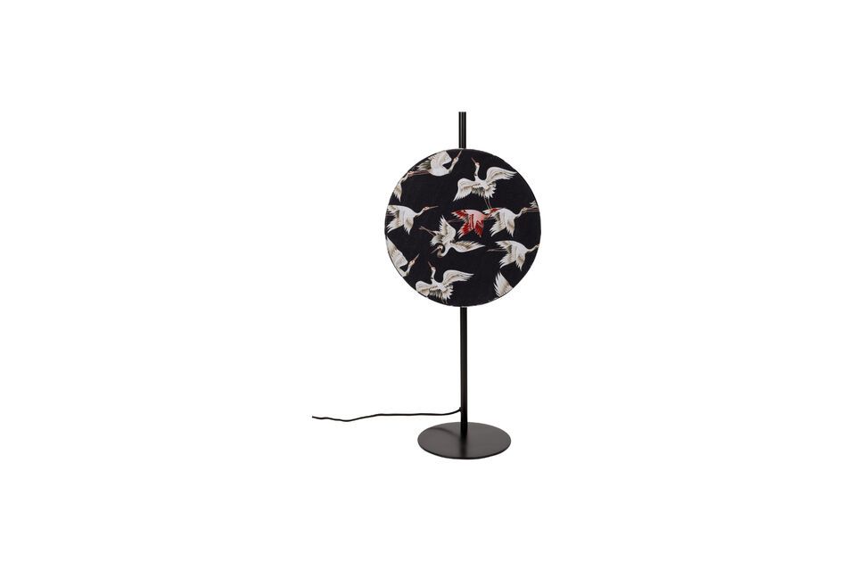 Precisely crafted in black metal, it combines durability with modern elegance