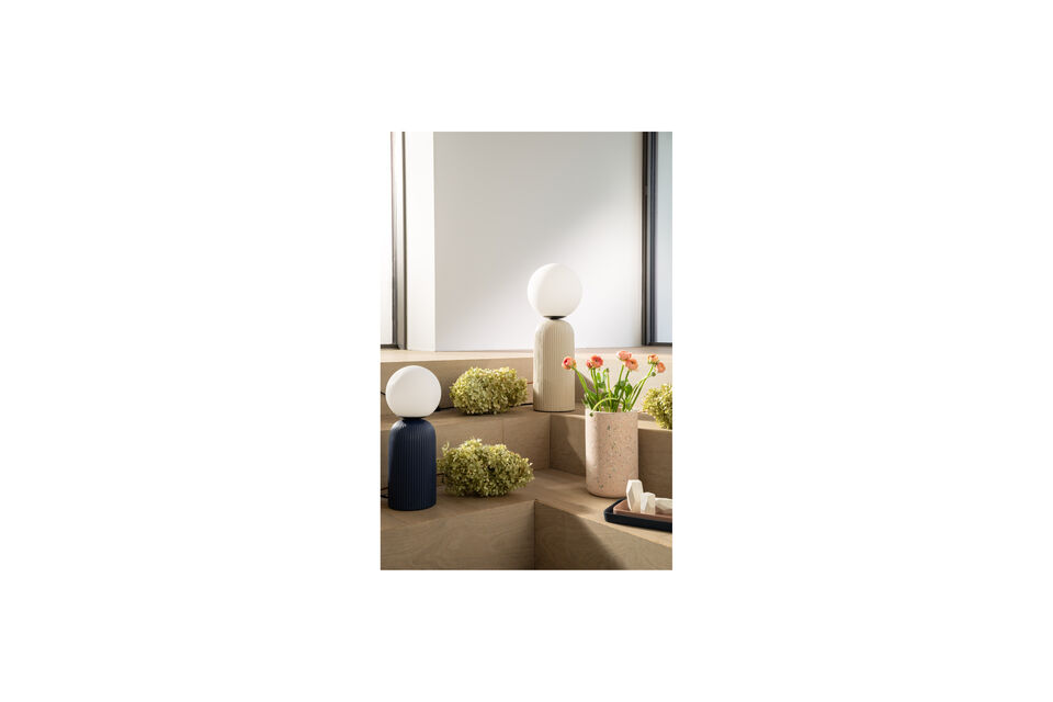 Table lamp in brown ceramic Dash - 12