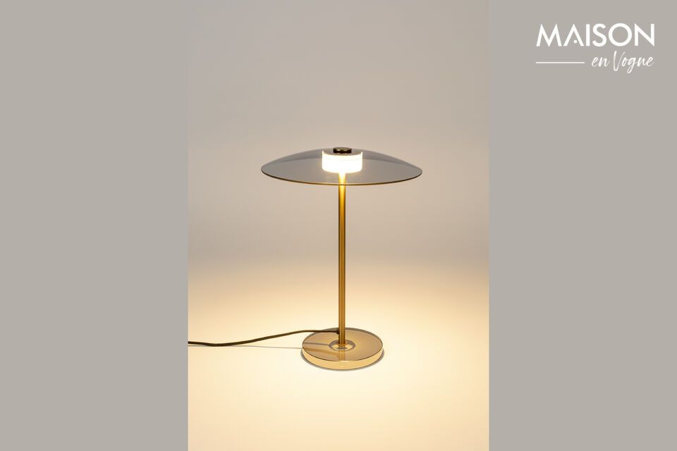 Introducing the stunning Float Golden Glass Table Lamp