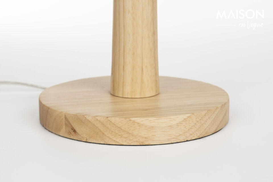 The stem gradually narrows towards the top, with a subtle bend at the top as a distinctive detail