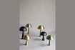 Miniature Table lamp in silver metal Mush 5