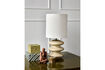 Miniature Table Lamp L Sand Glass and Cotton HDStep 2