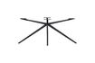 Miniature Table Leg Cross XL Metal Black HOLLAND 2