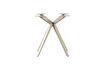 Miniature Table Leg Holland Cross Metal Dakar Grey Tablo 3