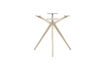 Miniature Table Leg Holland Cross Metal Dakar Grey Tablo 4