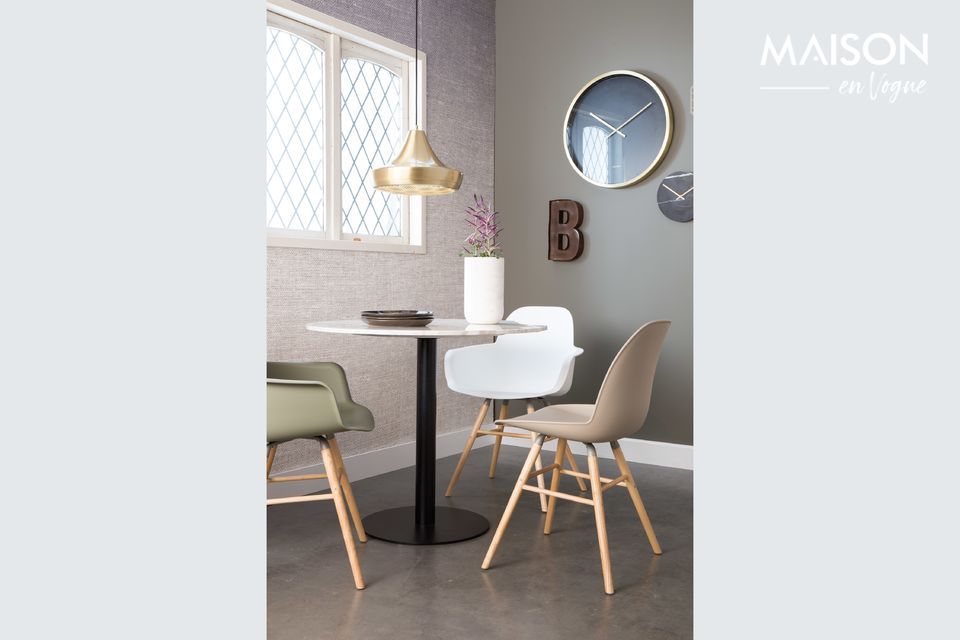 Table Marble King 90' noire Zuiver