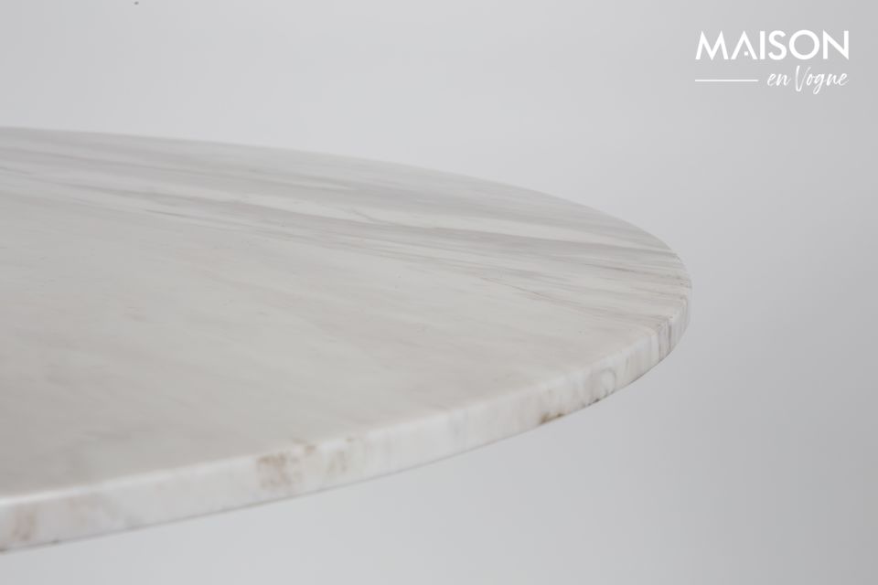 Table Marble King 90' noire - 8