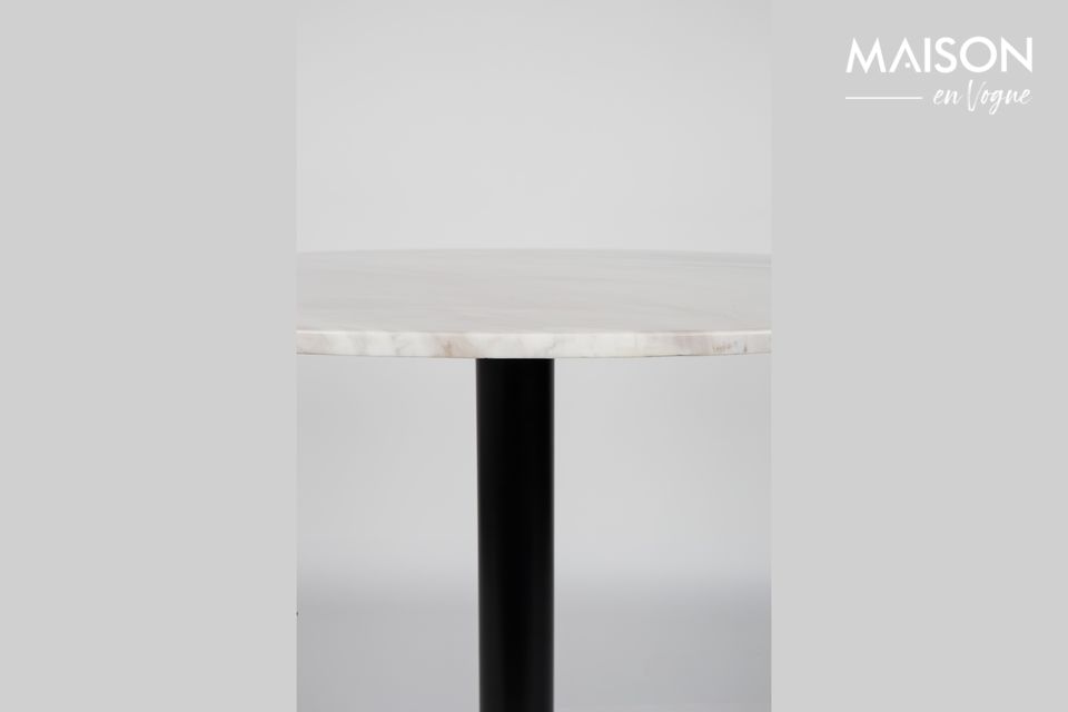 Table Marble King 90' noire - 11