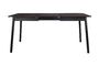 Miniature Table noire à rallonge 120-162cm Glimps Détouré
