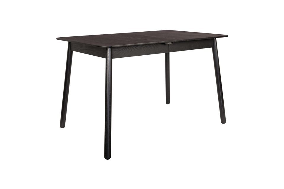 Table noire à rallonge 120-162cm Glimps - 13