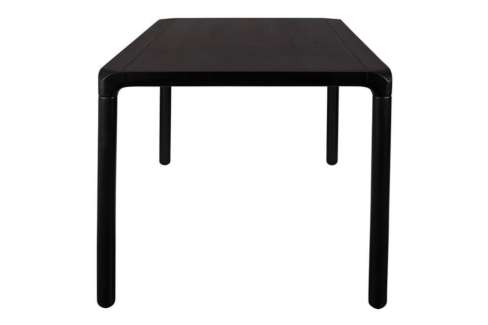 Table noire en bois Storm 180X90 - 8