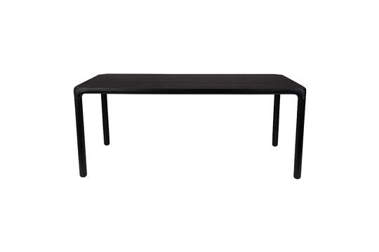 Table noire en bois Storm 180X90 Détouré