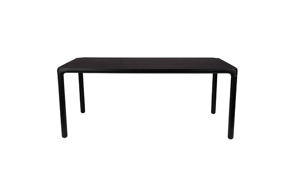 Table noire en bois Storm 180X90 - 7